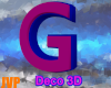 G deco 3D pink & blue