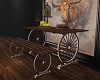 Wagon wheel Table