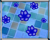 Blue Floating Flowers
