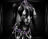 purple jeweled Chains F