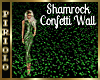 Shamrock Confetti Wall