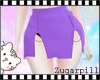 zg.PVC Skirt Violets