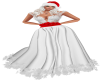 White Red Holiday Gown