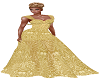 damask gold Gown
