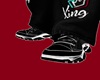 black white king shoes