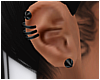 -A- Black Earrings