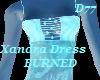 Xandra Dress Burned