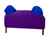 purple/blue bench