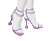 M. Elle purple heels