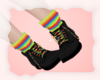 A: Rainbow boots