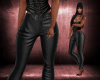 LEATHER Straight pant V3