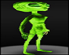 Evil Scary Alien Halloween Costumes Green Male Outfits