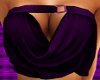 Purple Cleavage Top