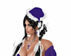 purple christmas hat