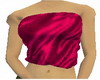 RED SILK TUBE TOP ~ HOT