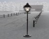AV Snowy Lamp Post