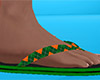 Argyle Flip Flops 1 (M)