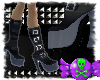 link leather belt boots