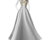 dress novia perlado