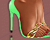 Green Vanity Heels