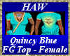 Quincy Blue FG Top