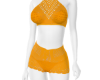 Orange Crochet Fit RLS
