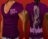 purple ironmaiden tshirt