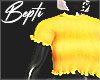 ฿| Frilly Top Yellow