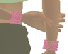 soft pink braceletts