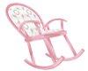 pink babys rocking chair