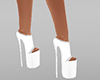 White Platform Heel Shoe