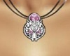 Pink Wolf Necklace/F