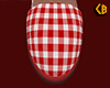 Red Slippers Plaid (M)