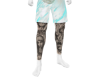 *VERS@CE White/Turquoise