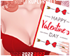 $K Valentine's Day Card