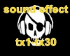 dj sound effect tx1-tx30
