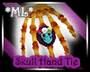 *ML* Skull Hand Tie