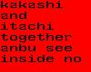 kakashi and itachi anbu