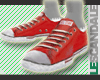 Red Canvas Trainers