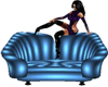 Blue Poses Couch