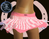 (MSis) Pink Check Skirt