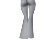 L! WHITE FLARE PANTS