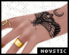 N: Moth Hand Tattoo