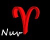 Aries Red Symbol