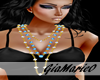 g;Elisa blue beads