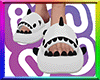 [k] Slipper Shark White
