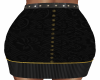 Black Lace Button Skirt