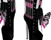 Pink Ribbon Boots