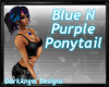 ponytail blu/pur black 