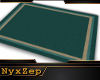 ! TEAL RUG